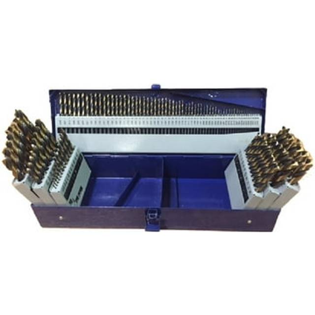 #1-60  A-Z & 1/16-1/2x64ths 115 Piece KFD Black & Gold HSS Split Point Jobber Drill Bit Set  KFD115J-SET