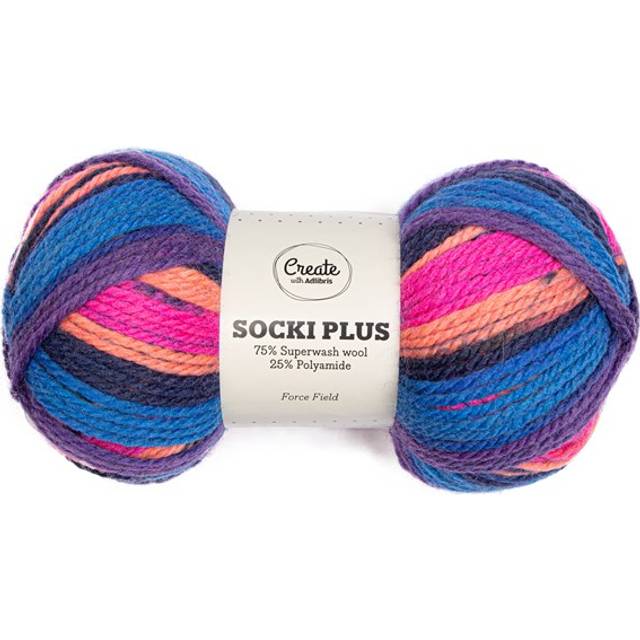 Socki Plus Garn Ullmix 100g Adlibris