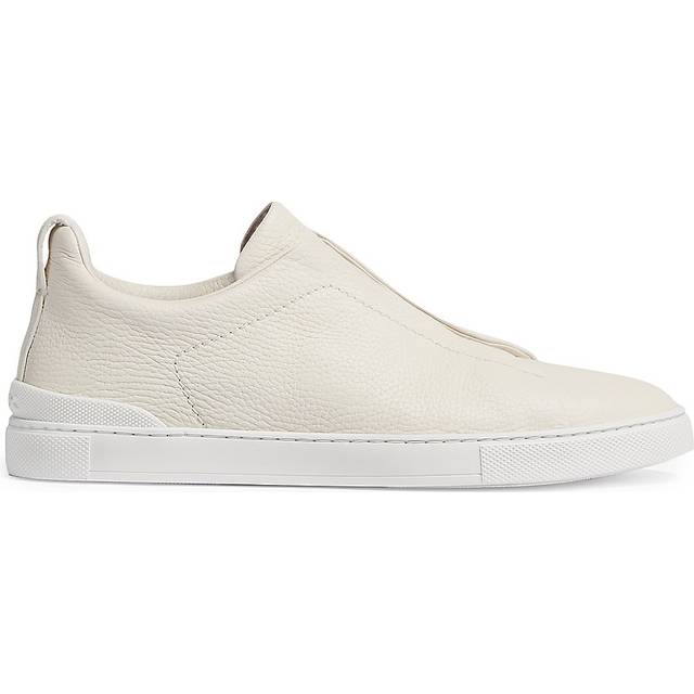 Baskets Triple Stitch en Cuir de Cerf Blanc Cassé - 10.5