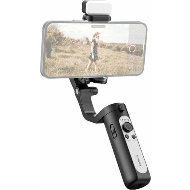 hohem iSteady XE 3-Axis Smartphone Gimbal Stabilizer Portable Phone Vlog Gimbal Anti-shake with Without Fill Light black