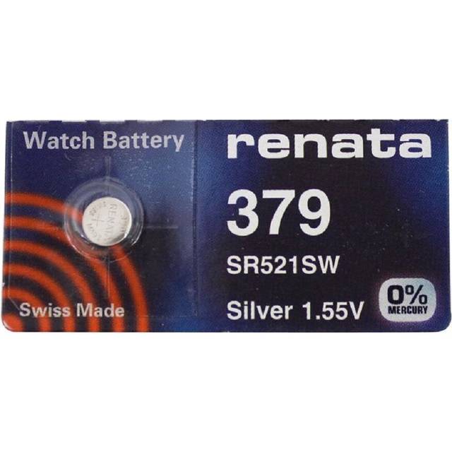 Renata Titta på batteri 379 eller SR521SW 1.55V (3 x379 (SR521SW))