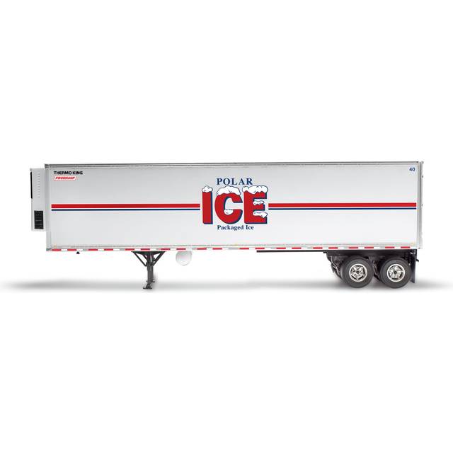Level 4 Model Kit Fruehauf 40 Refrigerated Trailer "Polar ICE" 1/32 Scale Model by Revell