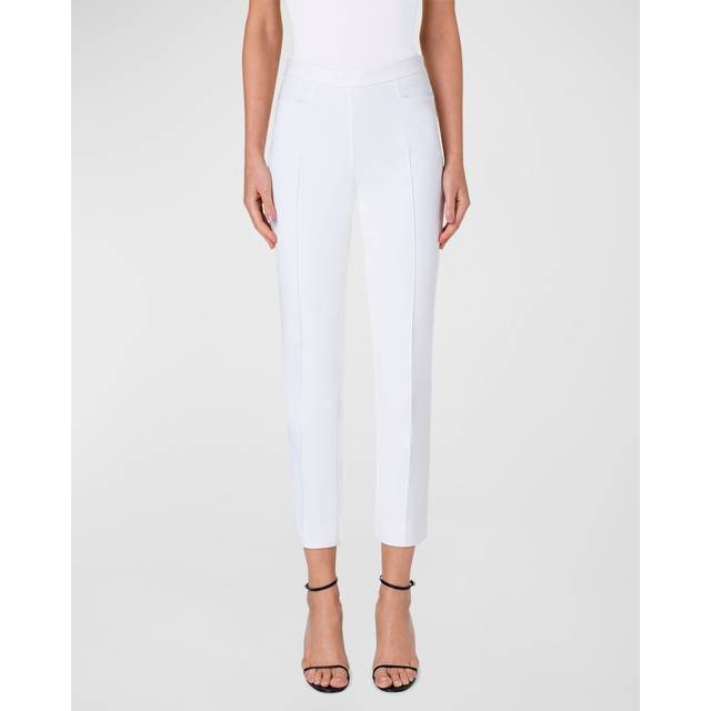 Franca Techno-Cotton Pants - OFF WHITE - 14