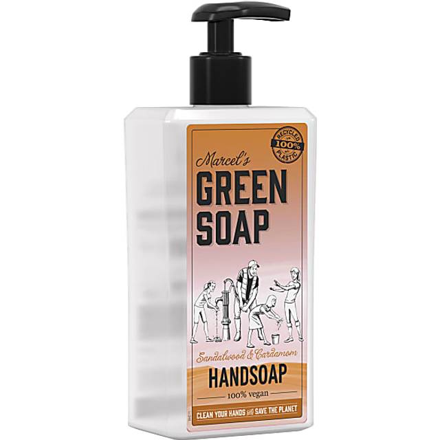 Green Soap håndsæbe sandeltræ kardemomme 85.90 DKK/1 L 500ml