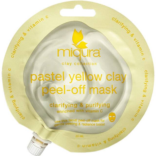 Miqura Pastel Yellow Clay Peel-Off Mask