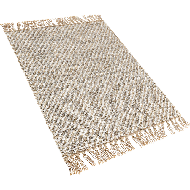 Jute Runner Rug 50 x 80 cm Beige ALADAG
