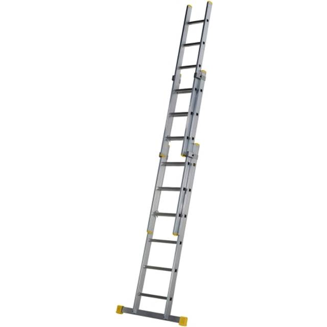 Werner Square Rung Double Extension Ladder - Max Height 4.08m