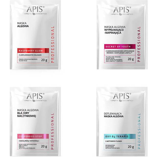 Apis Glow Algae Mask with freeze-dried raspberries 20g