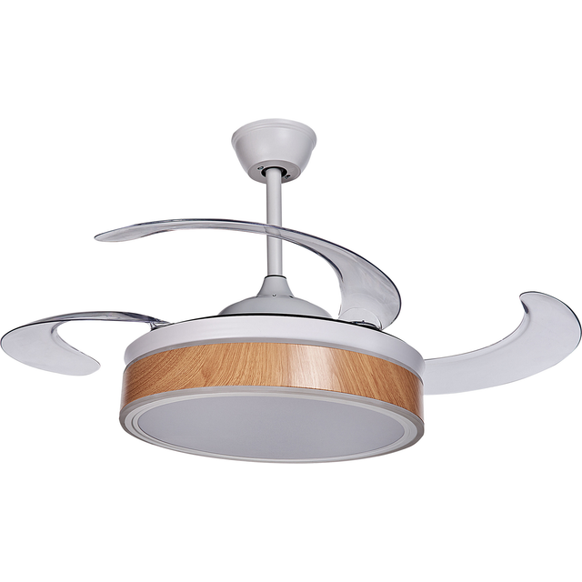 Ceiling Fan with Light FREMONT with Remote White