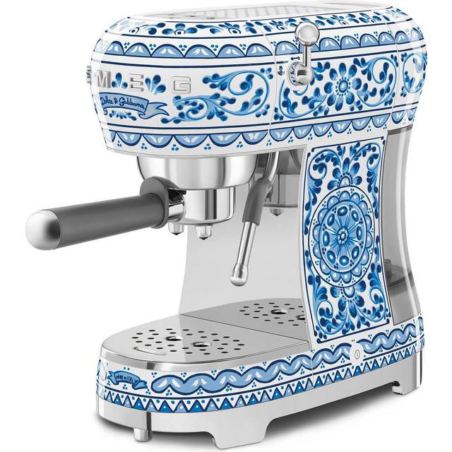 Smeg - Dolce & Gabbana Espressomaskin Blu Mediterraneo - Blå