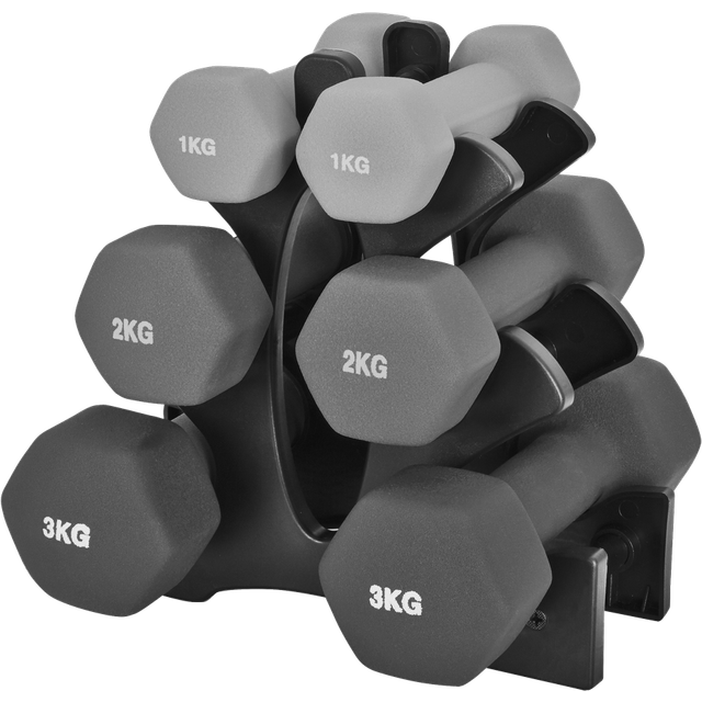 Hantelset 7 delar 12 kg
