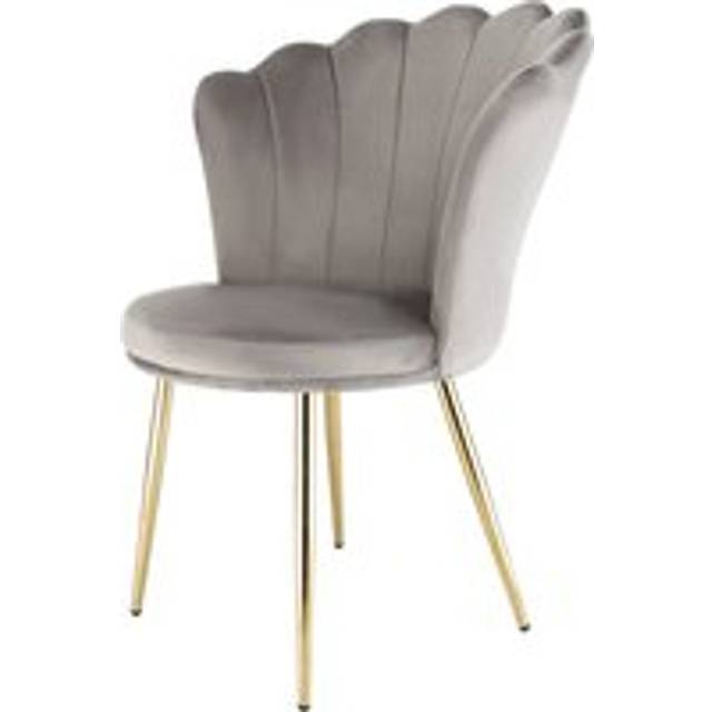 Daisy Velvet Accent Chair - Grey