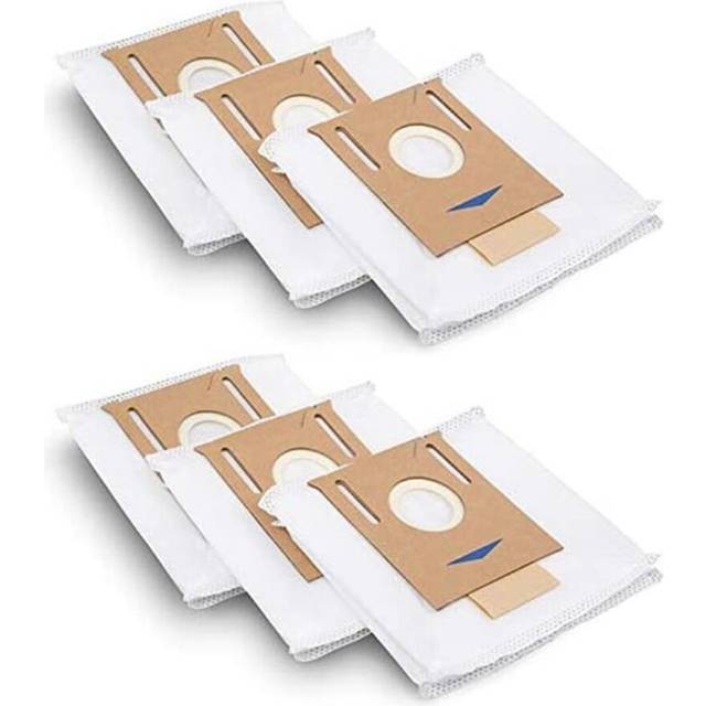 6Pcs Disposable Dust Bag for Deebot 2.5L Station, Works with T8 and T8 Robot Vacuum and Mop Cleaner