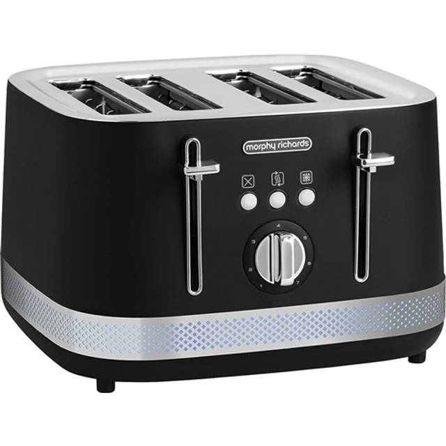 Morphy Richards Illumination 4 Slice Toaster - Black