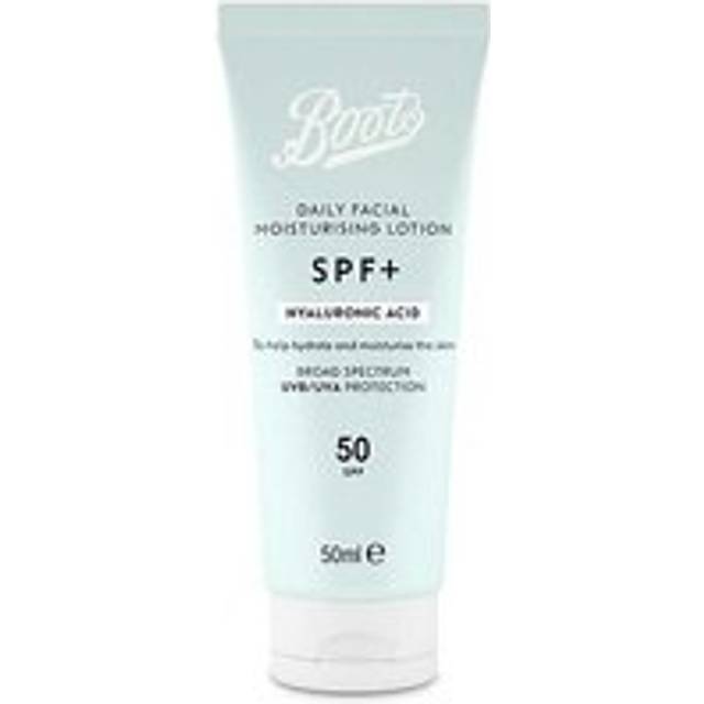 Boots SPF+ Hyaluronic Acid Moisturising Lotion SPF50 50ml