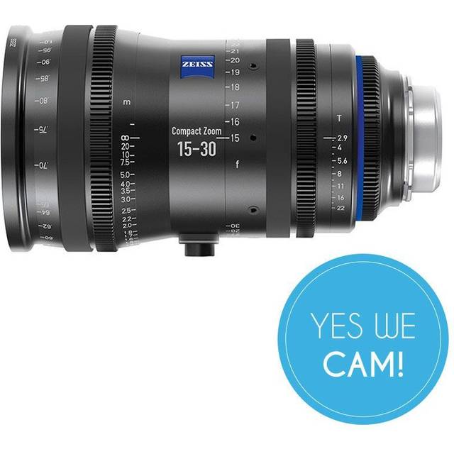 Zeiss 15-30mm T2.9 CZ.2 Cine Zoom Lens - Canon EF Mount (Metric)