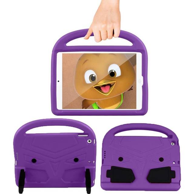 iPad 10.2" (2021 / 2020 / 2019) Barnskal med Stativfunktion och Handtag - Lila