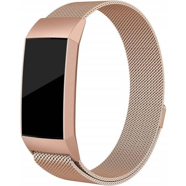 Fitbit Charge 4 Armband Milanesisk Loop Roséguld