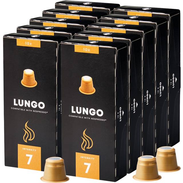 Kaffekapslen | Lungo - 100 kapslar till Nespresso®