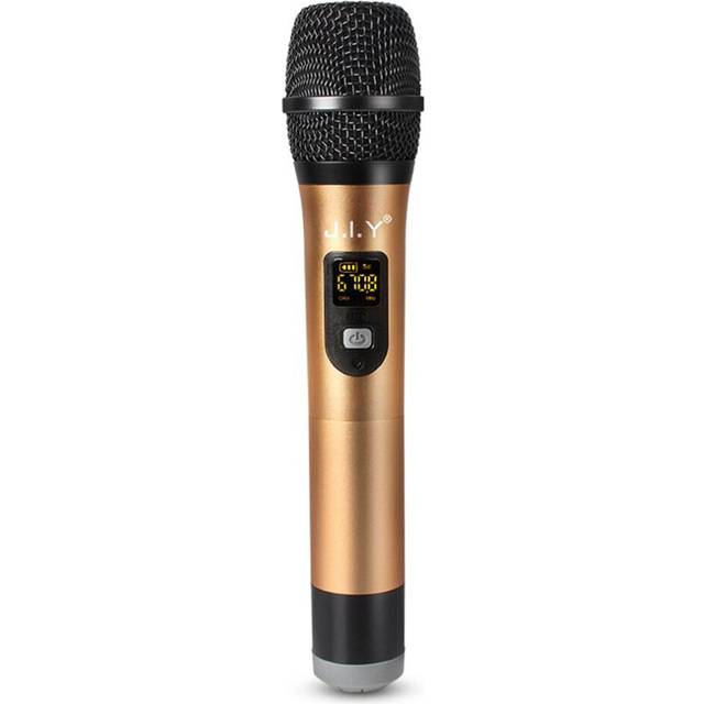 Wireless Mic Handheld Vocal Microphone with Receiver Audio Cable USB Charger Microphones