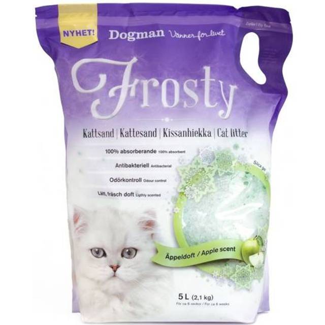 Dogman Kattsand Frosty Äppeldoft - 10L