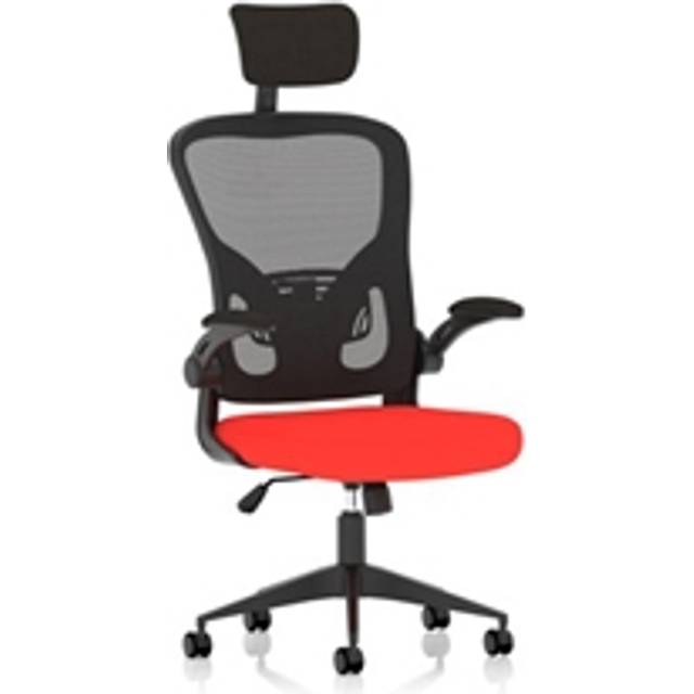 Ace Executive Fabric Seat Bergamot Cherry Mesh Chair With Folding Arms