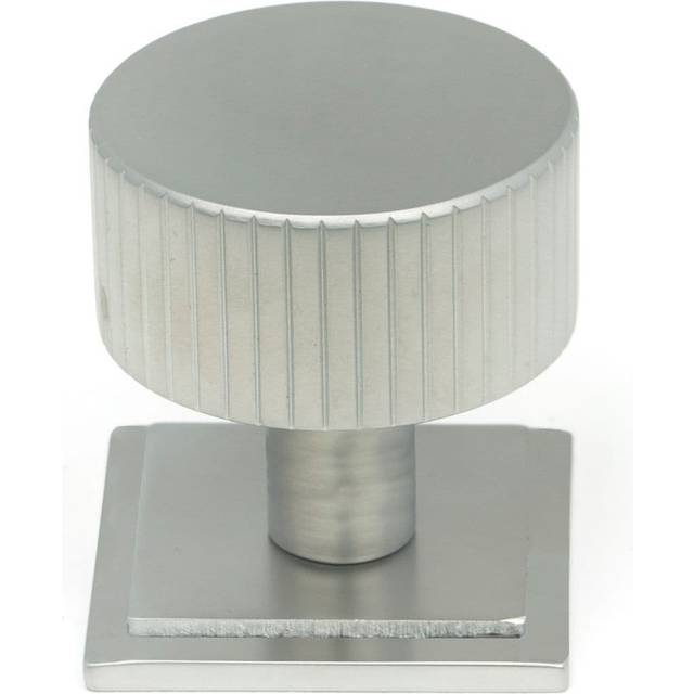 30mm Square Knob - Satin Chrome