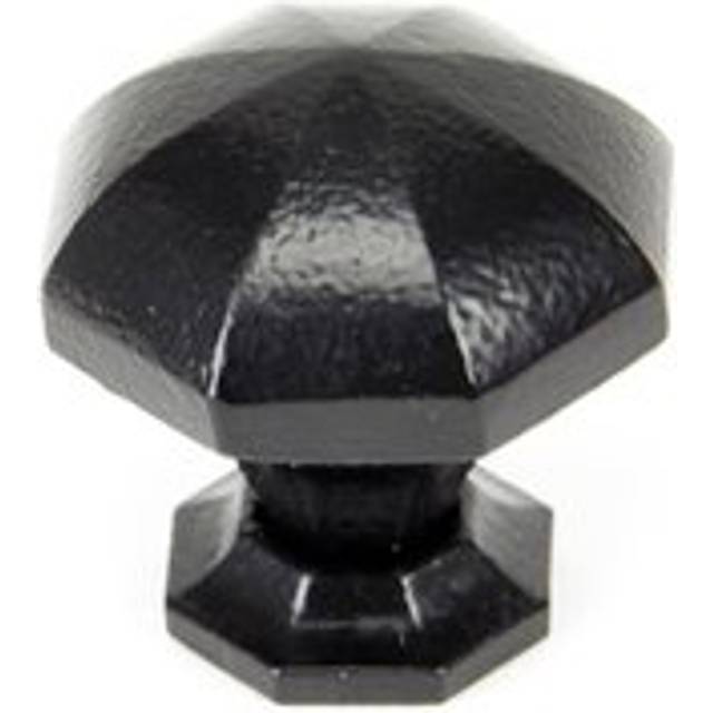 From the anvil 33373 black octagonal cabinet knob - large