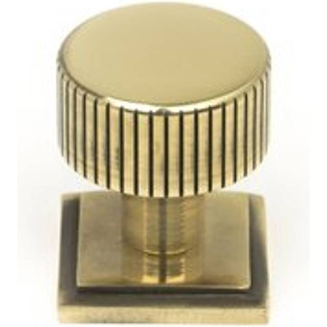 From the anvil 50379 aged brass judd cabinet knob - 25mm (square)