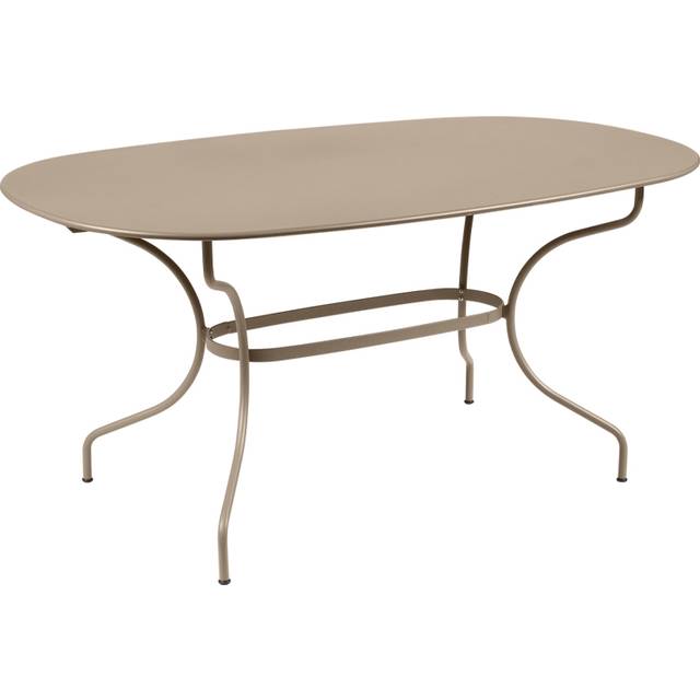 Fermob - Opéra+ Oval Table 160 x 90 cm Nutmeg - Matbord utomhus - Beige - Metall