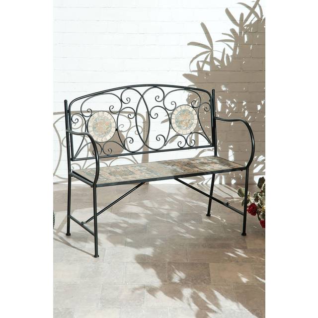 Suntime Algiers Mosaic Bench - Black