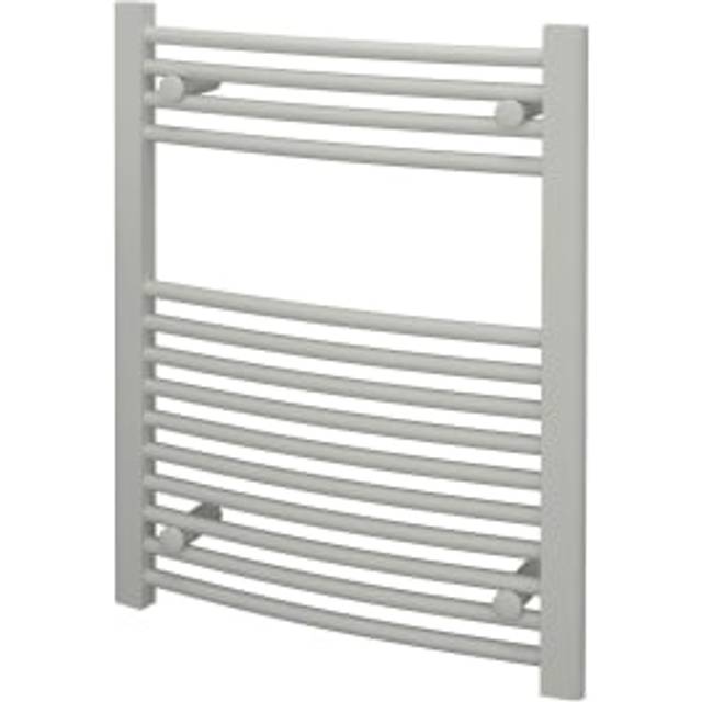 Kudox White Curved Towel Radiator - 750 x 600mm