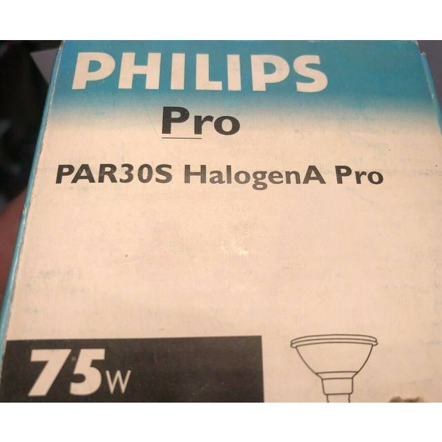 Philips Halogen A Pro 75w 240v Par30s E27 Spot 10° Order Code: 504425 Lamp