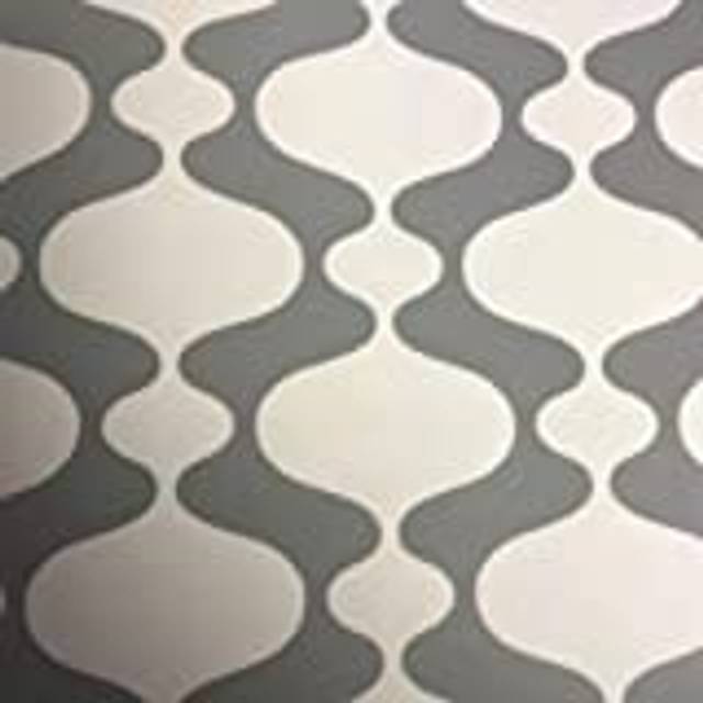 Grey Geometric Wallpaper Fine Decor Retro White Paste The Wall