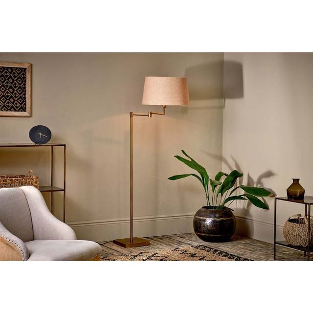 nkuku Kara Floor Lamp, Aged Bronze