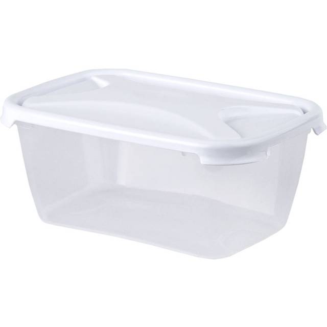 Wham Cuisine Rectangular Food Box, White - 1.2 Litre
