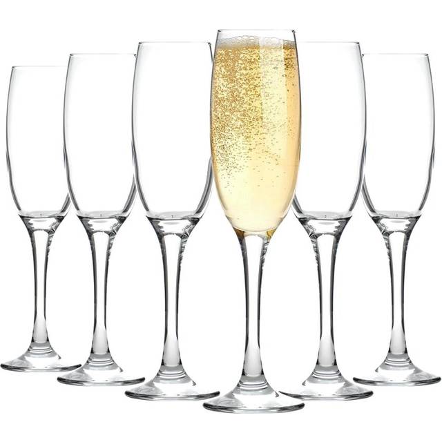 220ml Venue Glass Champagne Flutes - Pack of Six