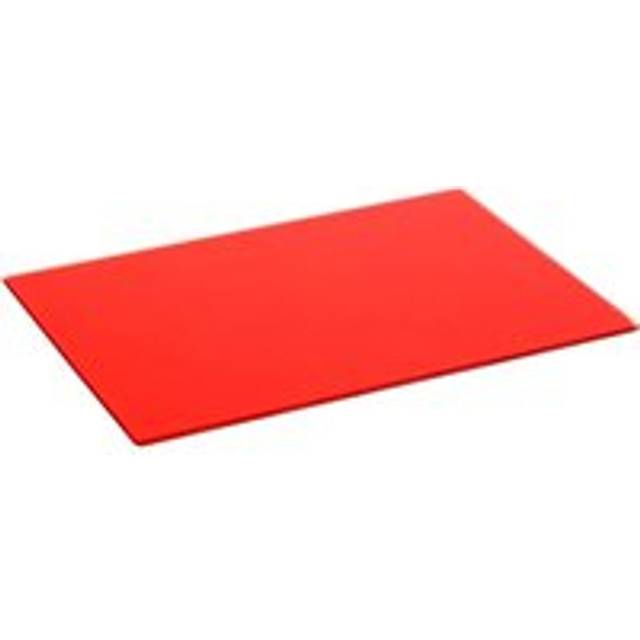 40cm x 30cm Glass Chopping Board - Red