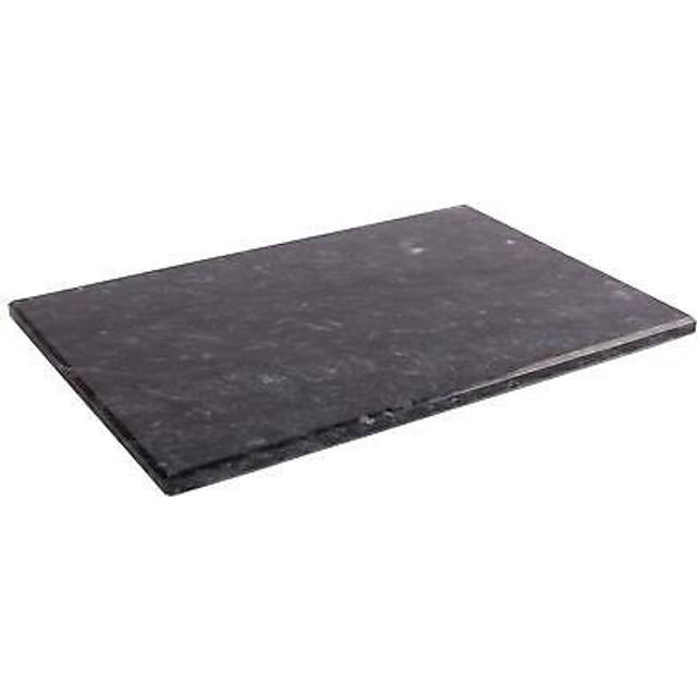 30cm x 20cm Rectangle Marble Chopping Board - Black