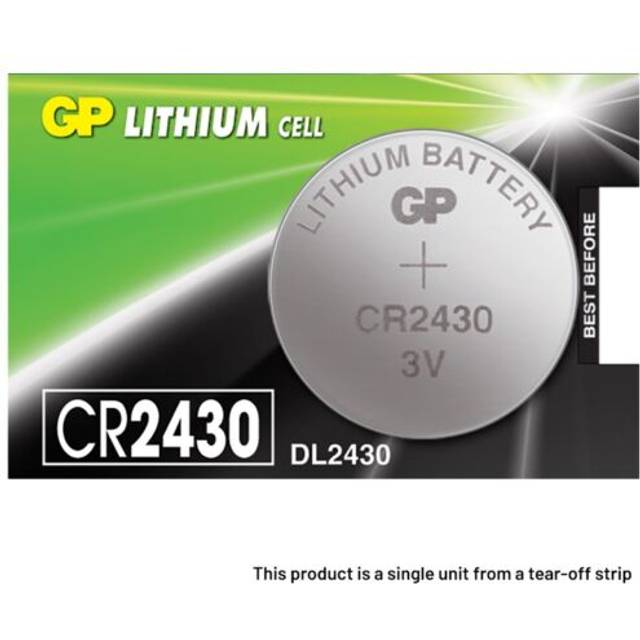 GP CR2430 Coin Cell Batteries | 1 Pack