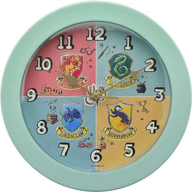Harry Potter Charms Wall Clock - House Crests