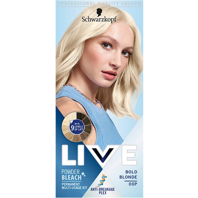 Schwarzkopf Live Bold Blonde Powder Bleach Permanent Multi-Usage Kit