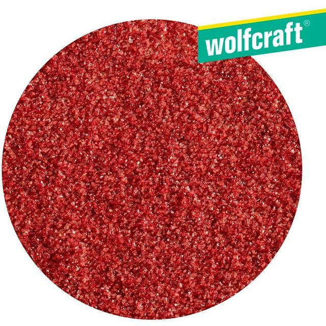 Wolfcraft 2214100 Sandpapper för slipplatta med kardborrband, operforerad Kornighet 80 (Ø) 125 mm 5 st