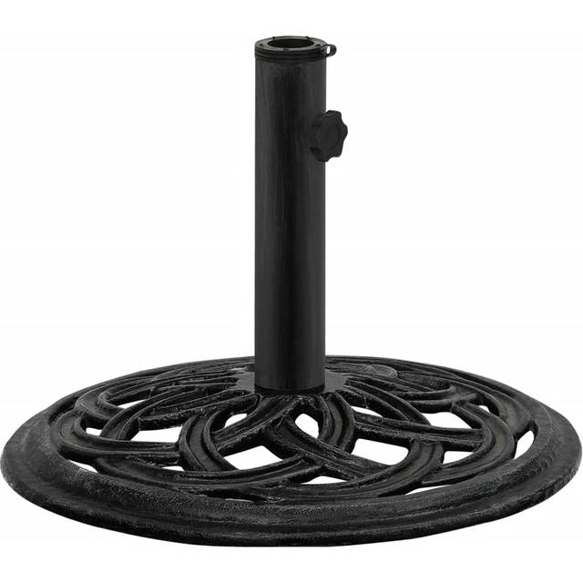 vidaXL Umbrella Base Black 44x44x31 cm Cast Iron
