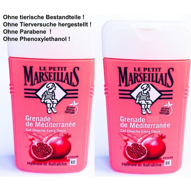 Le Petit Marseillais - Extra Gentle Shower Gel - Meditated Pomegranate - 250 ml - Set of 3