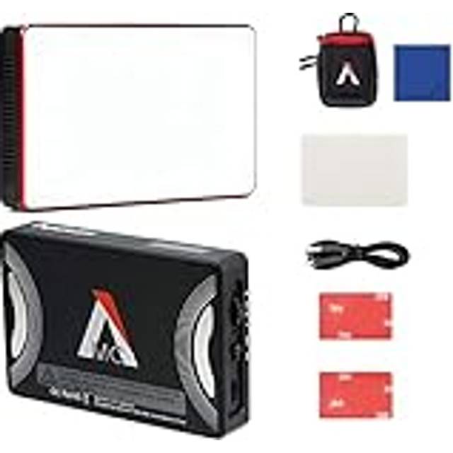 Aputure MC RGBWW LED-videofilmlampa med full HSI-färgkontroll och CCT-räckvidd på 3 200 K-6 500 K USB-C PD och Qi trådlös laddning för videofilmning