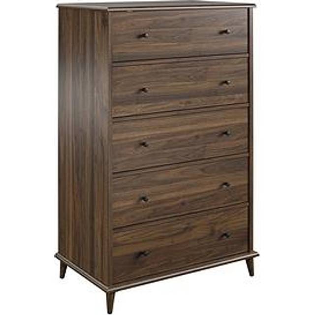 Dorel Home Farnsworth 5 Drawer Chest - Walnut