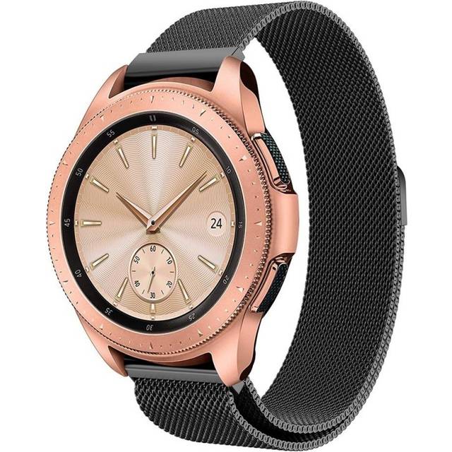 Universal Klockarmband Milanesisk Loop 22mm - Svart