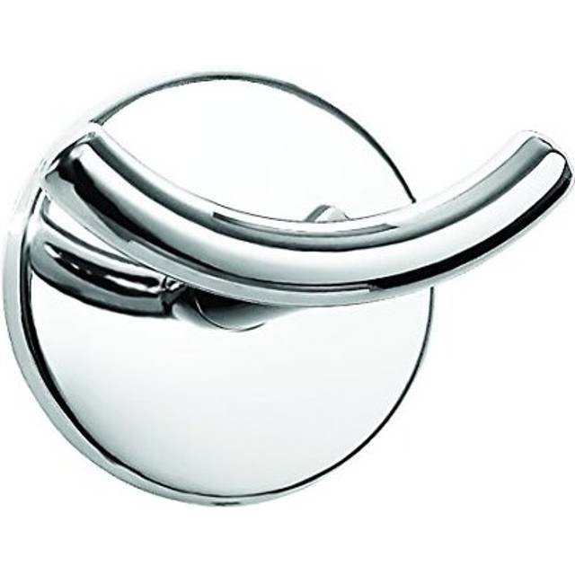 Hampstead Wall Mounted Robe Hook - Chrome (6cm H X 7.8cm W X 5.4cm D)