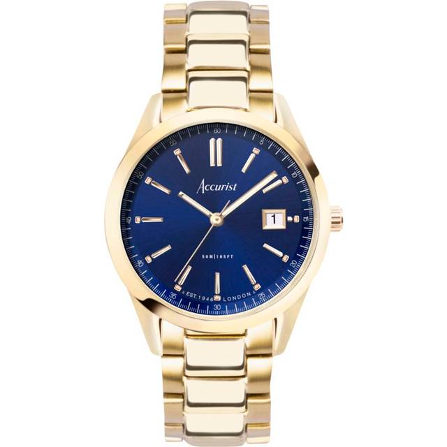 Accurist Men's Everyday 40mm Dial Gold Tone Stainless Steel Watch